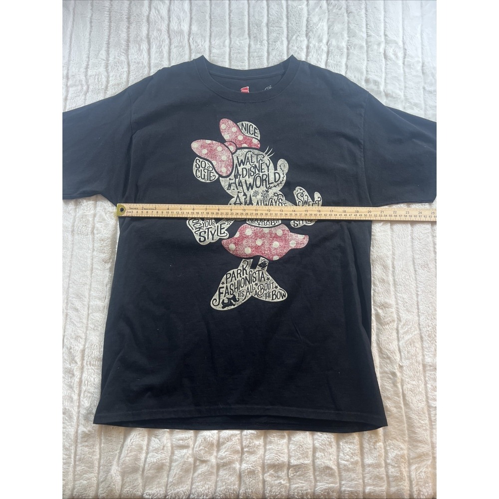 Disney Parks Minnie Mouse Outline Walt Disney World Black T-shirt Large - Picture 5 of 6